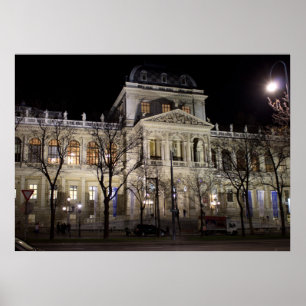 Póster A universidade em Viena Áustria
