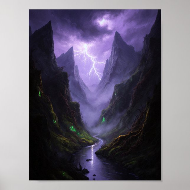 Poster A Vale Destruída (Frente)