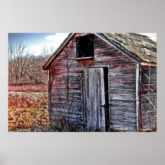 POSTER A VELHA BOMBA DE MADEIRA (Frente)