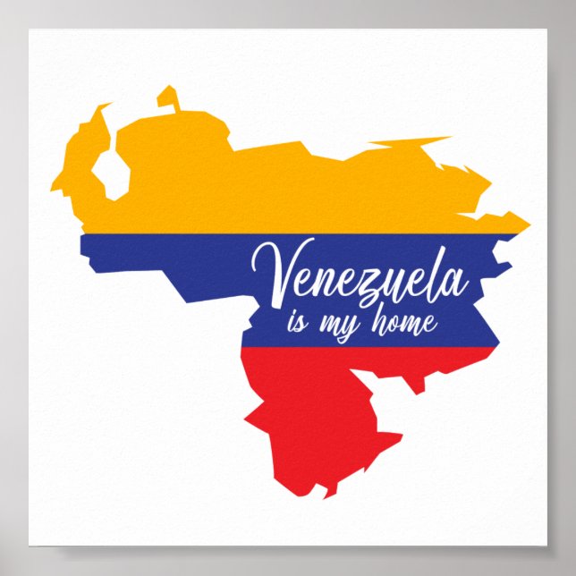 Poster A Venezuela é a minha casa (Frente)