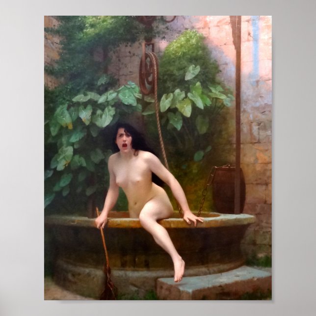 Poster A Verdade Saindo De Seu Bem - Jean-Leon Gerome (Frente)