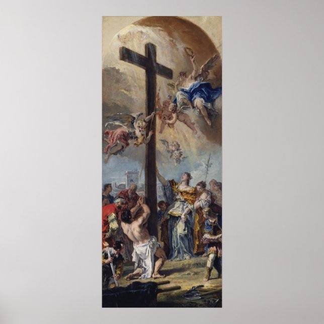 Poster A verdadeira cruz - Sebastiano Ricci Fine Art Post (Frente)