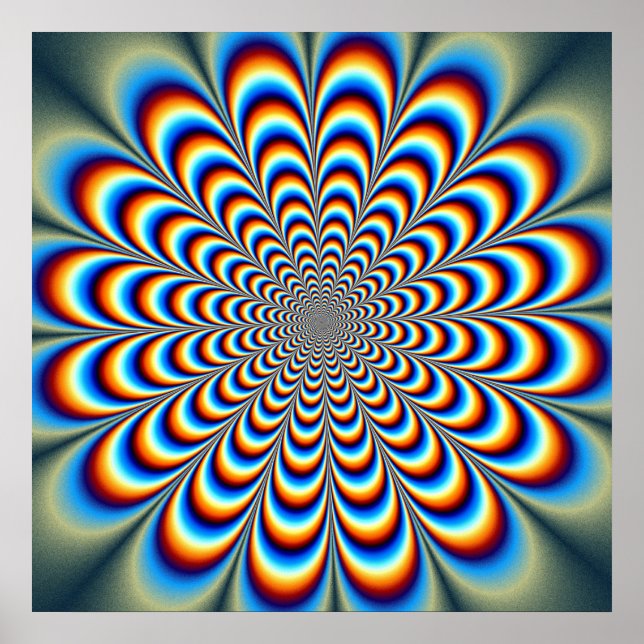 Poster "A verdadeira força é a flor da sabedoria" (Frente)