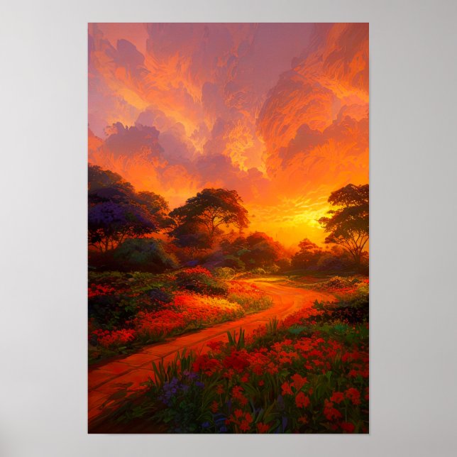 Poster A Via Escarlate de Dusk (Frente)