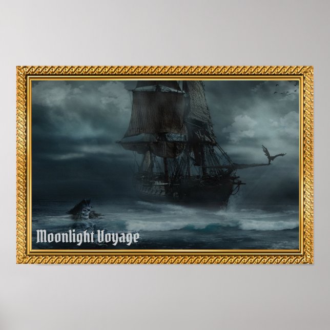 Poster A Viagem ao Luar (Frente)