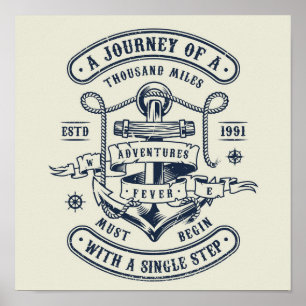 Poster A viagem começa com um passo