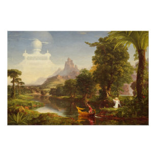 Póster A Viagem da Vida: Juventude, 1842 (petróleo na ca