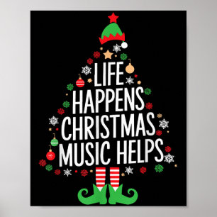 Poster A Vida Acontece Música de Natal Ajuda Família Corr
