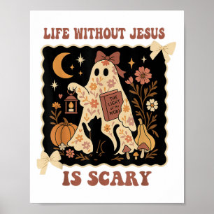Poster A Vida Assustadora É Assustadora Sem Jesus Christi