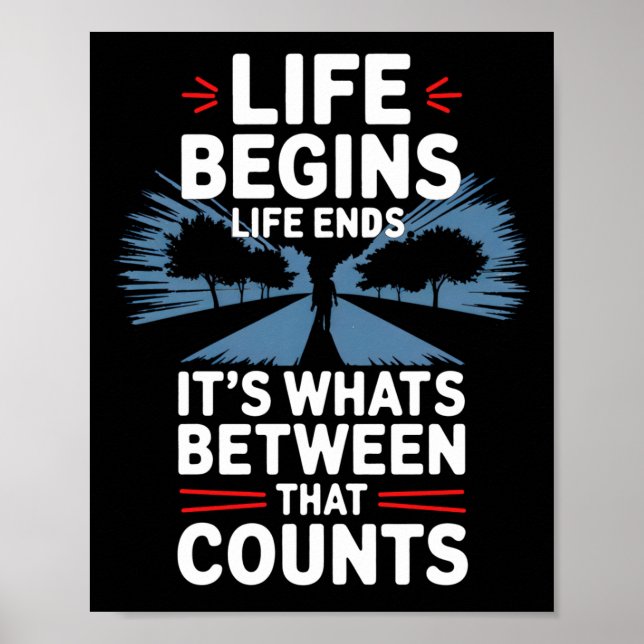 Poster A vida começa (Frente)