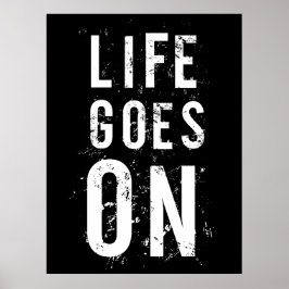 Poster A vida continua