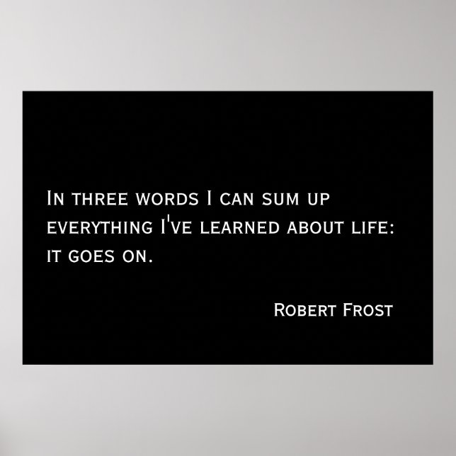 Poster A vida continua (Frente)