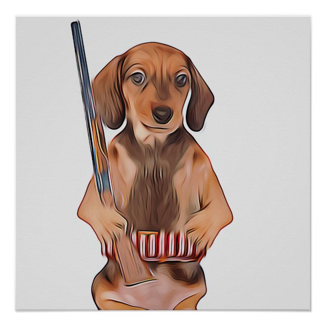 Póster A Vida Dachshund É Melhor Com Um Poster De Natal M (Frente)