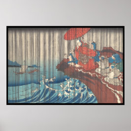 Póster A vida de Nichiren Prayer pela Chuva Respondeu a U