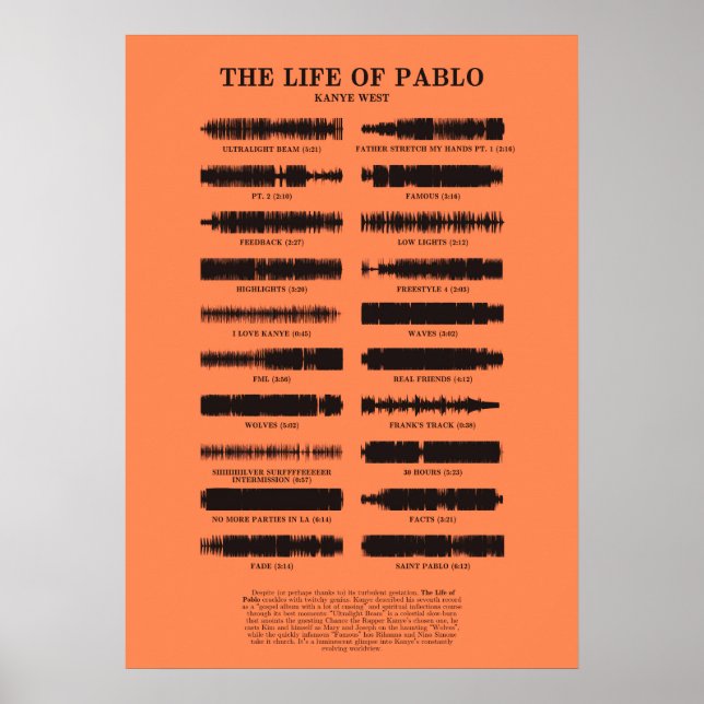 Poster A vida de Pablo (Frente)