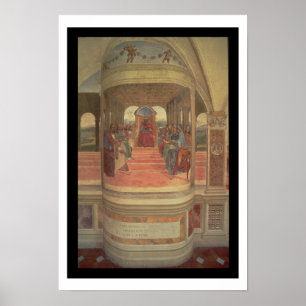 Poster A vida de St. Benedict (fresco) (detalhe)