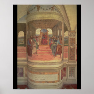 Póster A vida de St. Benedict (fresco) (detalhe)
