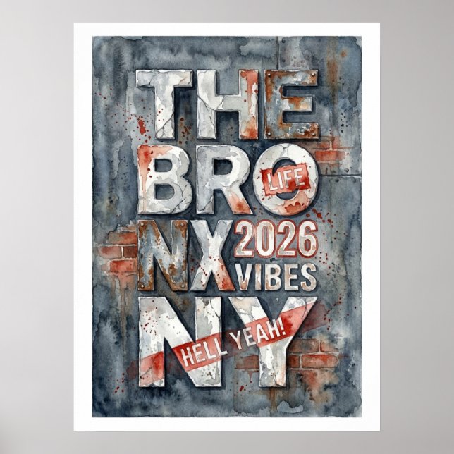 Poster A Vida do Bronx (Frente)