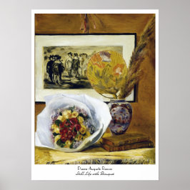 Poster A vida do Buquê Pierre Auguste Renoir