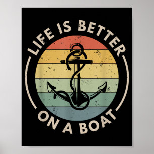 Poster A vida do veleiro do Barco de vela é melhor