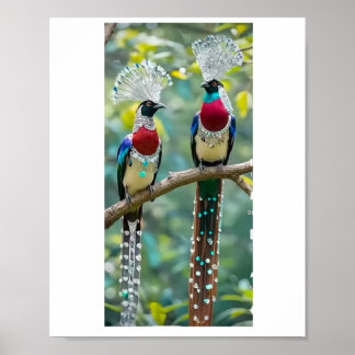 Poster A vida dos pássaros desfruta de impressão, papel d