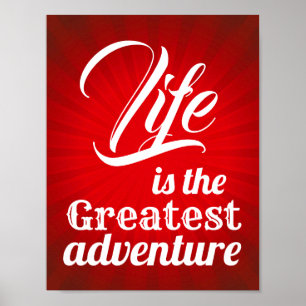 Póster A vida é a maior aventura