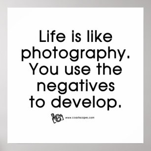 Póster A vida é como a fotografia
