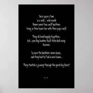Poster A vida é estranha, Design Sean Di de uma citação d