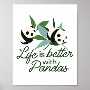 Poster A vida é melhor com Panda