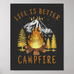 Poster A vida é melhor no Campfire