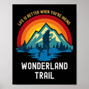 Poster A Vida É Melhor Quando Você Está Caminhando na Won