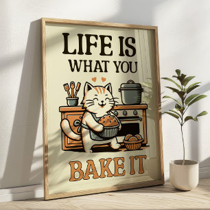 Poster A vida é o que você Assar que é engraçado fazer ar