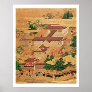 Poster A vida e os passatempos da corte japonesa, Tosa