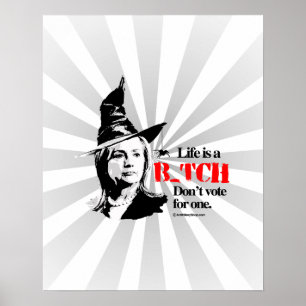 Póster A vida é um B não vota para um