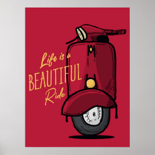 Poster "A vida é um belo passeio"