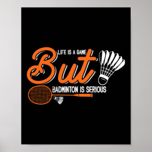 Poster A Vida É Um Jogo Mas Dminton É Sério 2