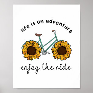 Poster A Vida É Uma Aventura Aproveite O Caminho