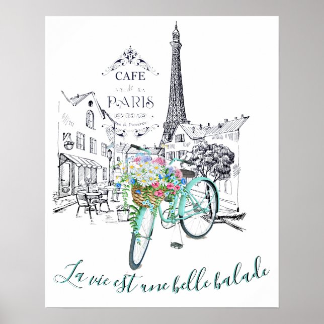 Poster A vida é uma bela viagem (Frente)