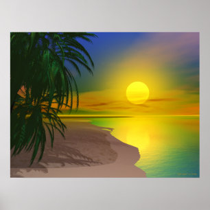 Póster A vida é uma praia ensolarada