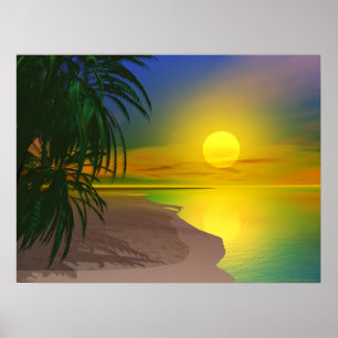 Póster A vida é uma praia ensolarada