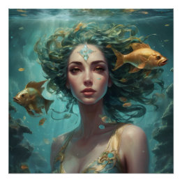 Póster A Vida Em Uma Bolsa De Peixes No 20