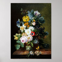A Vida Estática com a Pintura das Flores