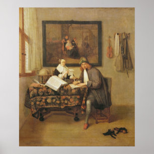 Póster A vida estudiosa, 1662