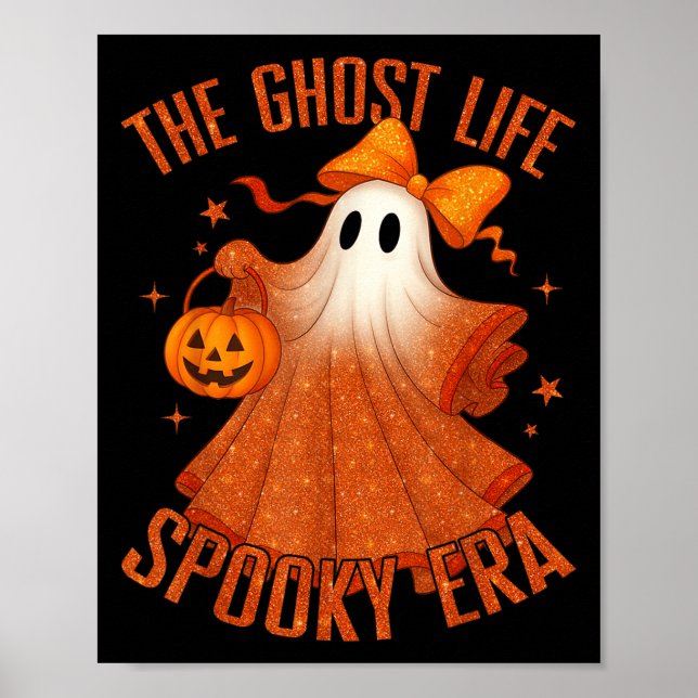 Poster A Vida Fantasma Era Tedorenta do Halloween Fantasm (Frente)