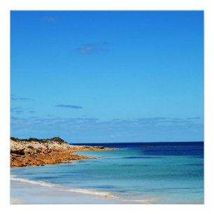 Póster A vida na praia é divertida, Poster brilhante