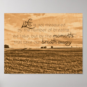 Póster A vida não é medida