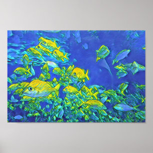 Poster A vida no mar