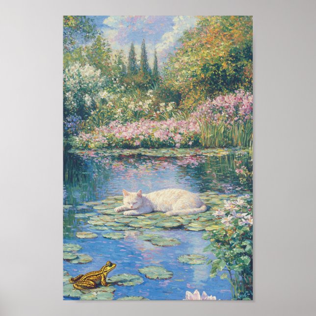 Poster A vida secreta dos gatos de Monet (Frente)