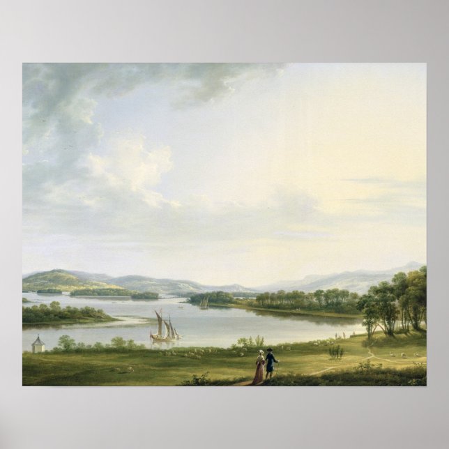 Póster A View of Knock Ninney and Part Lough Erne from (Frente)
