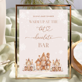 Poster A vila de inverno esquenta no Bar de chocolate que
